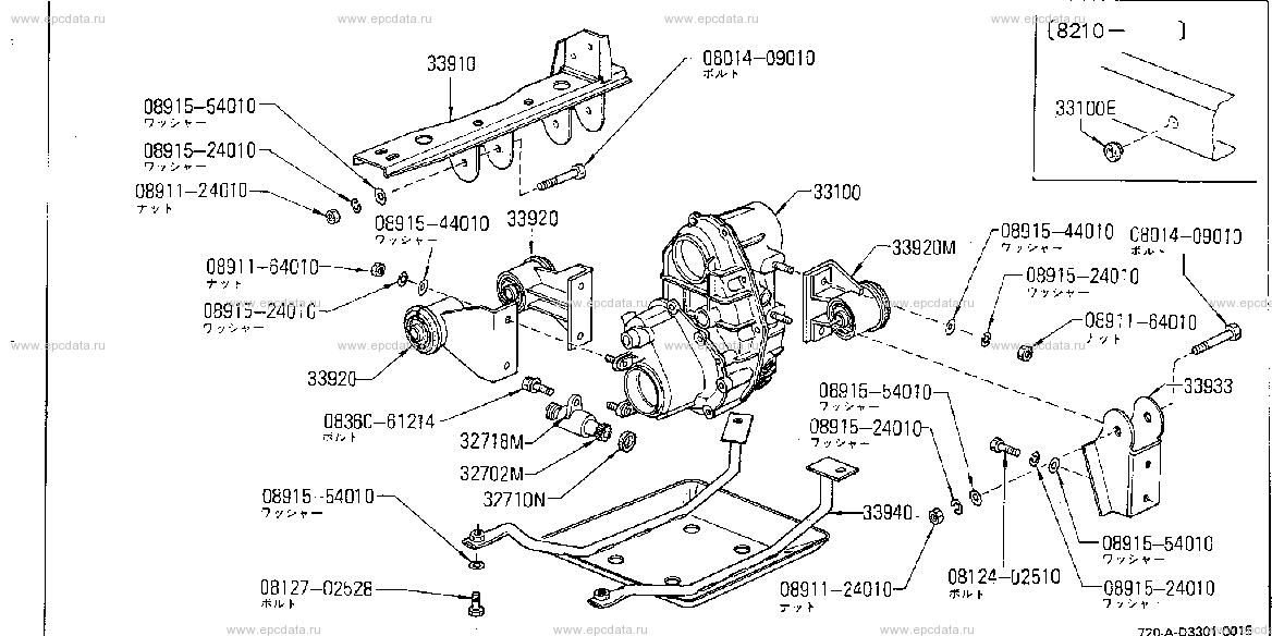D3301 - transfer assembly & mounting (unit)