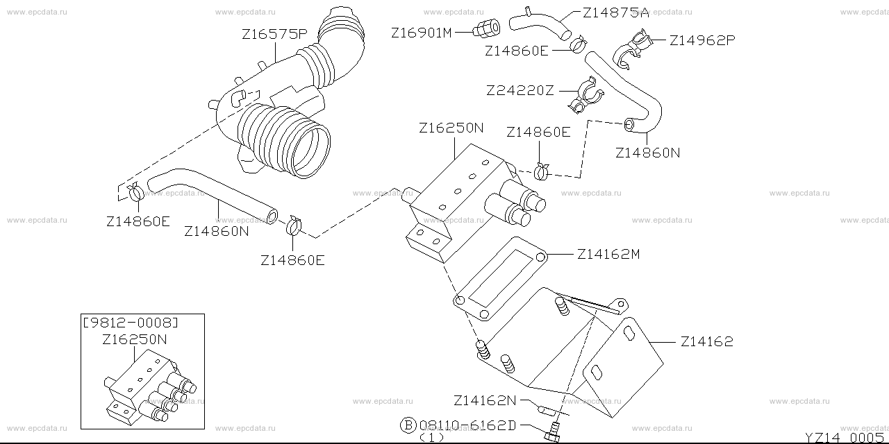 Z14 - cover, manifold & air control 