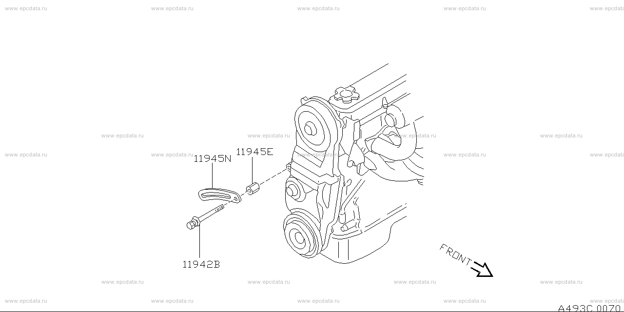 Power Steering Pump Mounting (Engine)