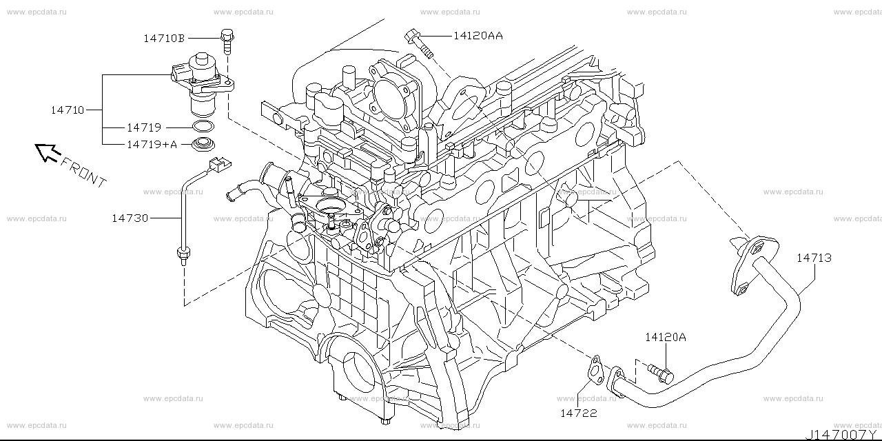 147 - EGR & second air (engine)