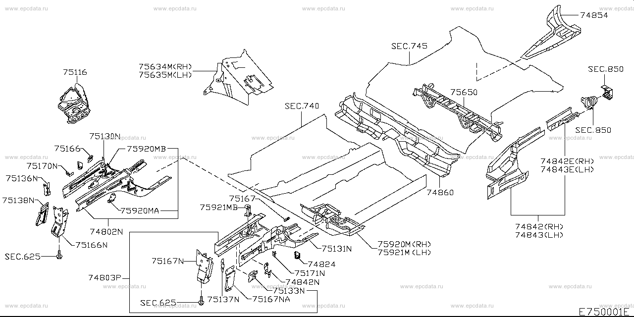 Member body for Nissan Micra C C K12 3 generation 06.2007 08.2010 Nissan Car and Auto Spare Parts Genuine Online Car Parts Catalogue Amayama