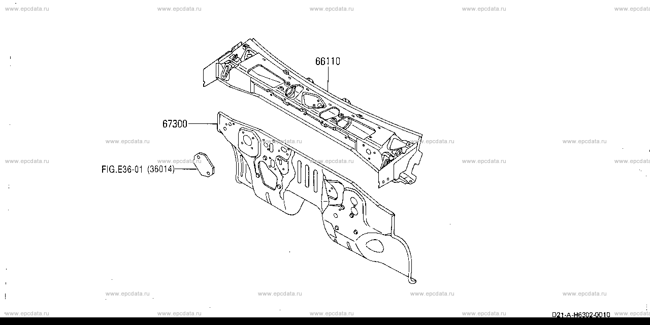 H6302 - cowl & dash panel (body)