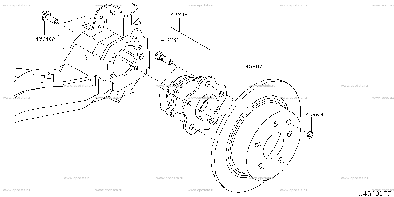 430 - rear axle (chassis)