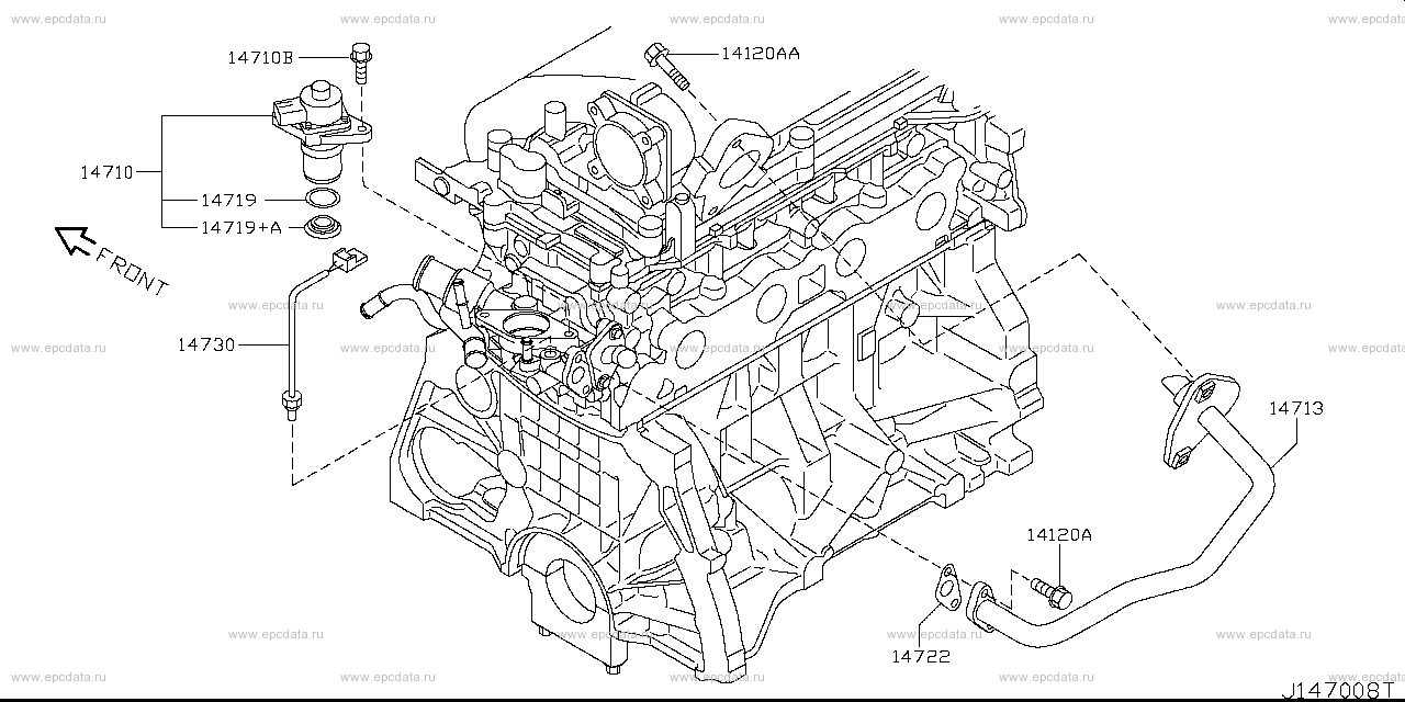 147 - EGR & second air (engine)