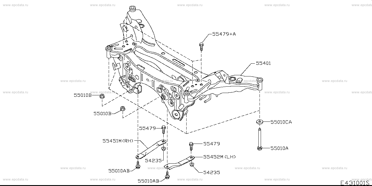 431 - rear suspension (chassis)