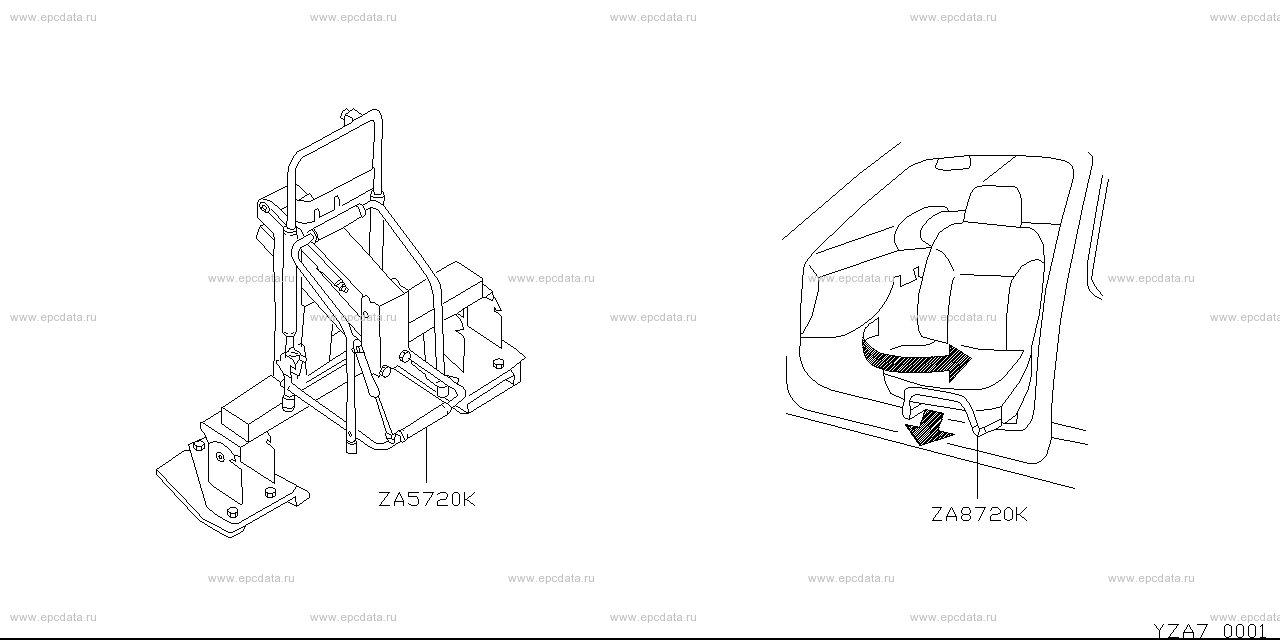 ZA7 - carrier, wheelchair 