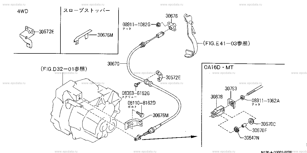 D3002 - clutch control (chassis)