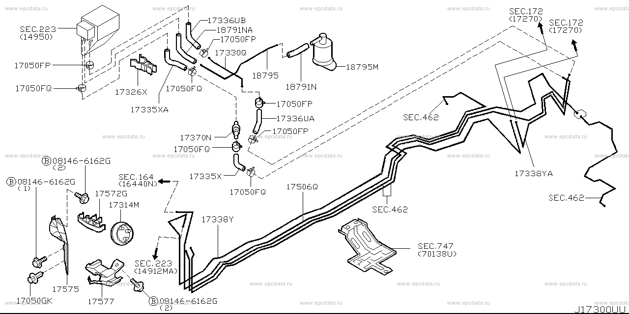 173 - fuel piping (chassis)