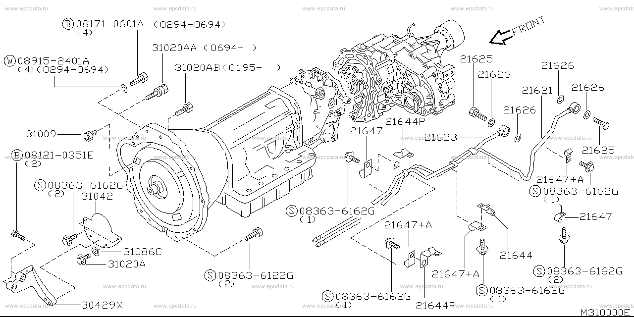 310 - automatic transmission, transaxle & fit (unit)