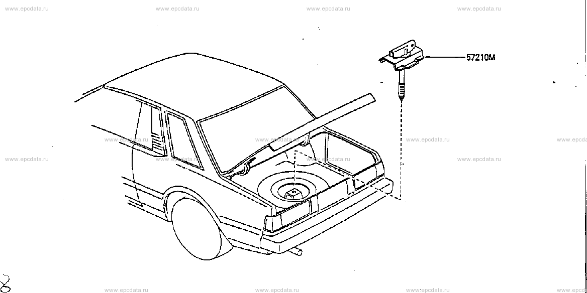 F5701 - spare tire carrier (body)