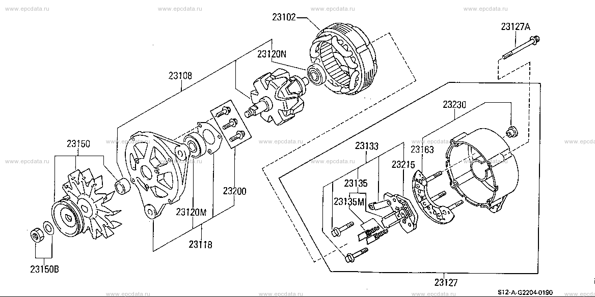 G2204 - alternator (engine)