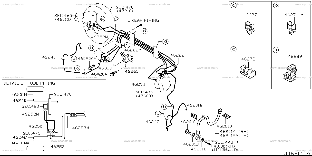 462 - brake piping (chassis)