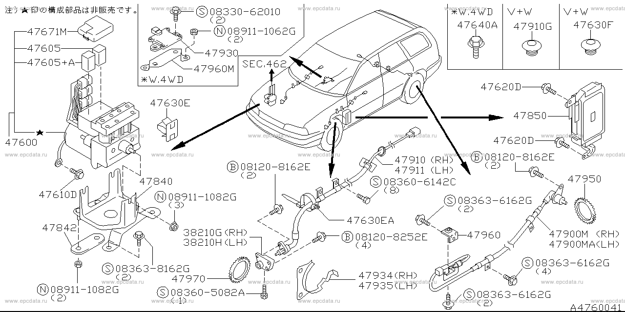 476 - anti skid control (chassis)