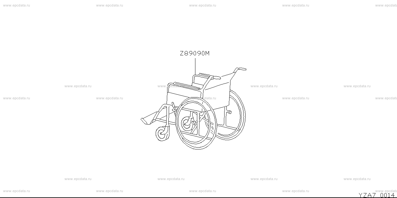ZA7 - carrier, wheelchair 