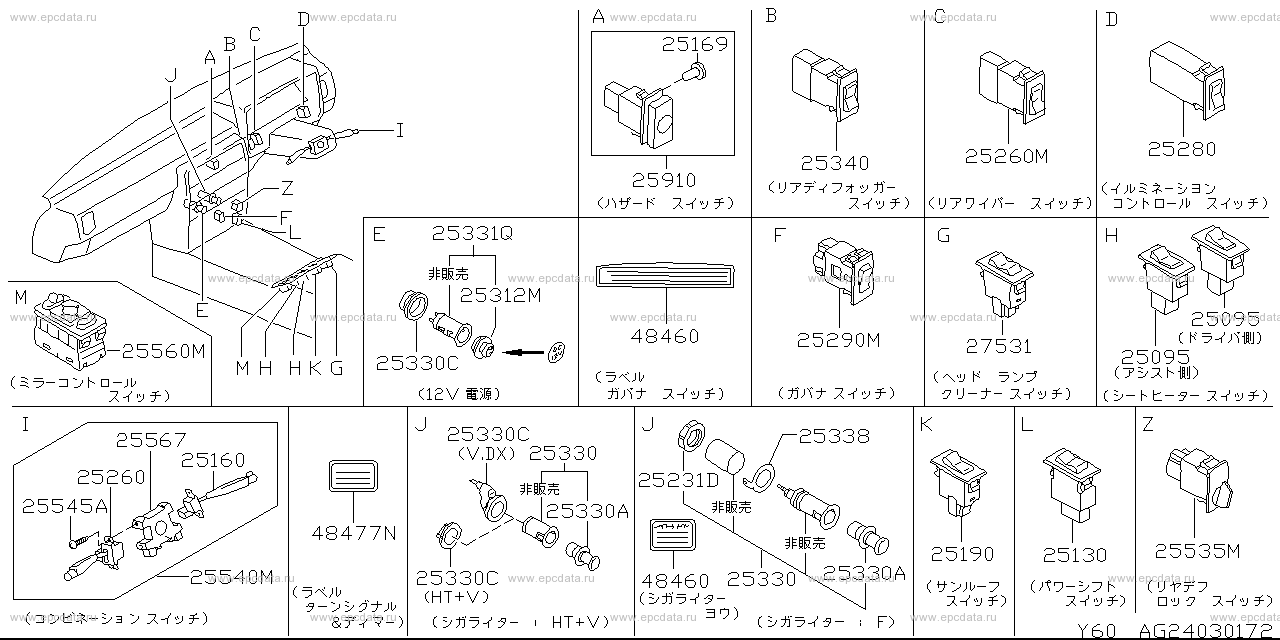 Switch & Relay (Denso) 