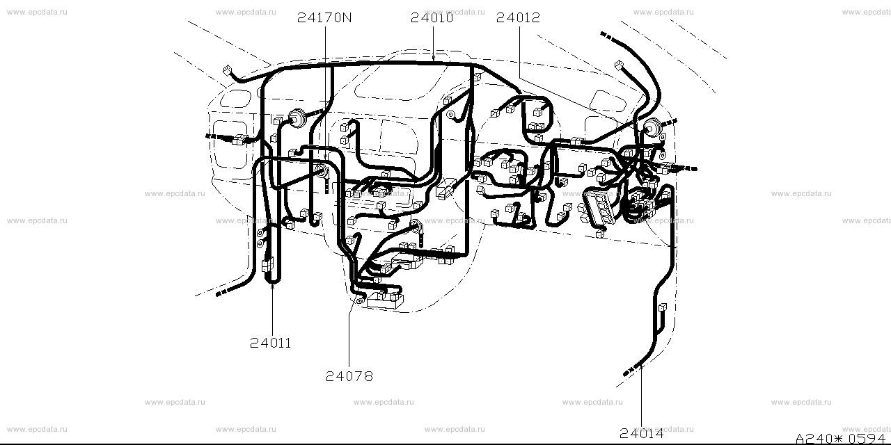 NISSAN Be-1 E-BK10型 配線図集 - アクセサリー