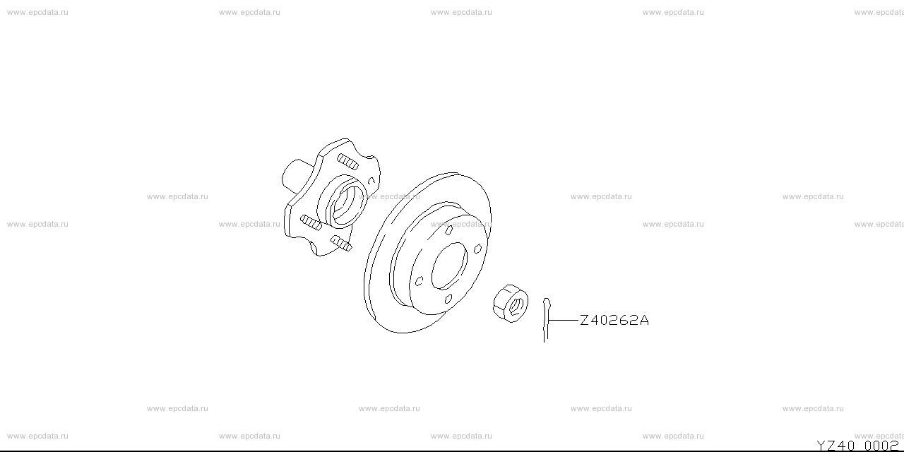 Z40 - front axle 