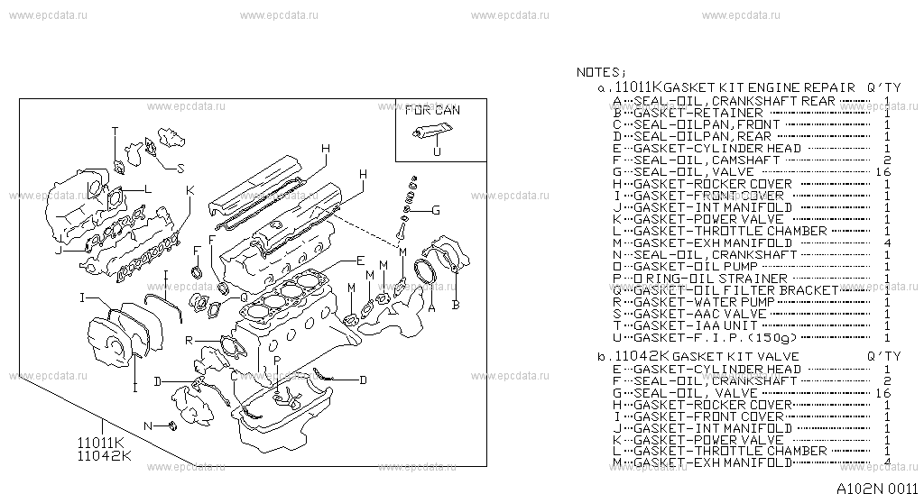 Engine Gasket Kit (Engine)