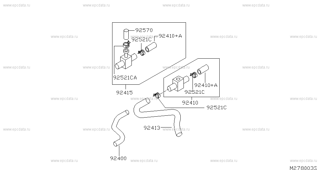 Heater Piping (Denso) 
