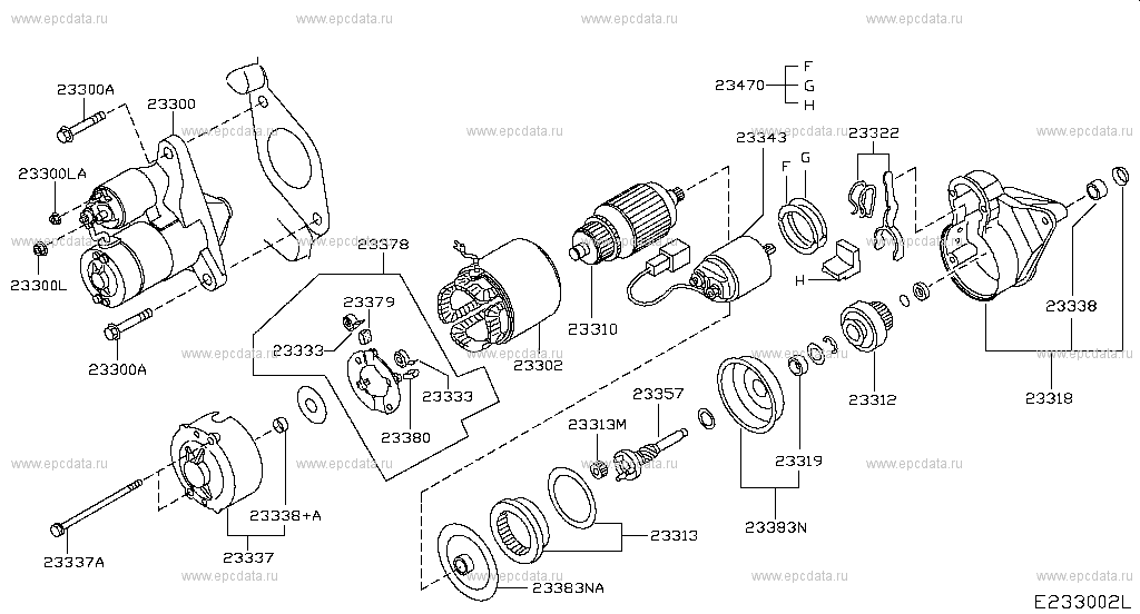 qashqai starter motor