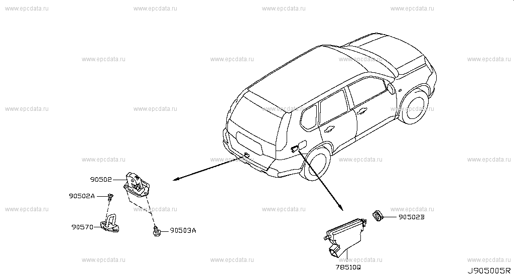 Nissan x trail t31 deals spare parts