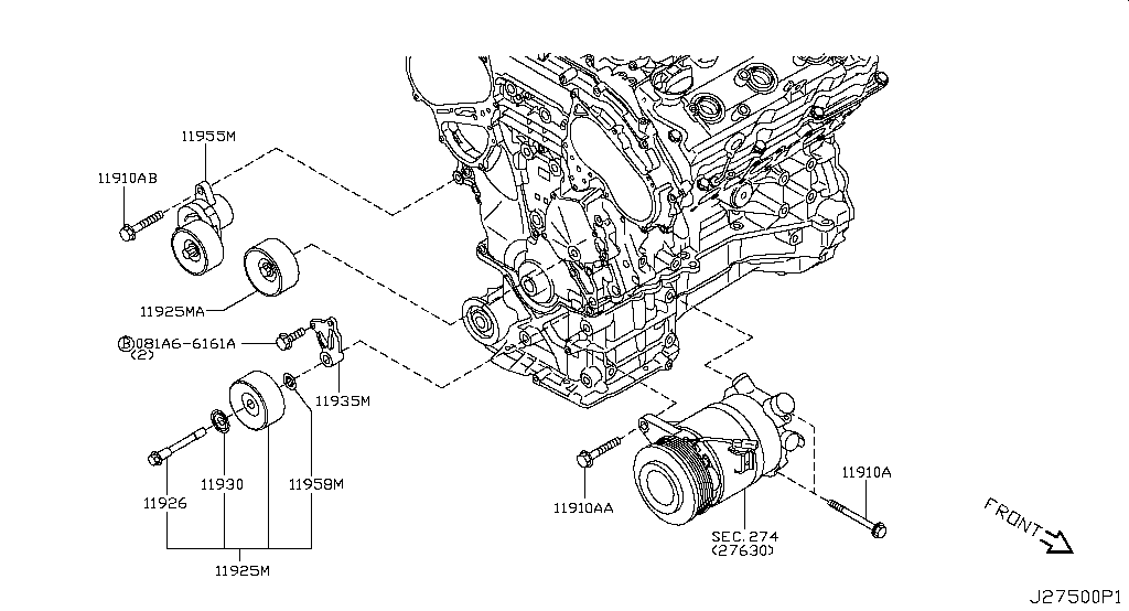 275 - COMPRESSOR MOUNTING & FITTING
