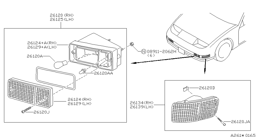 261 - FRONT COMBINATION LAMP
