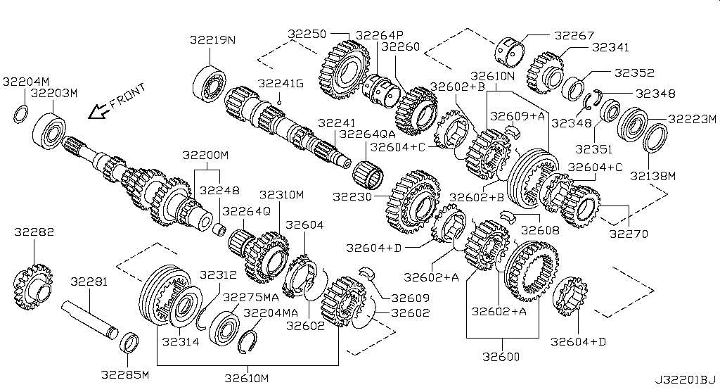 322 TRANSMISSION GEAR For Pulsar N16 Nissan Pulsar Auto Parts Amayama 322-transmission-gear-for-pulsar-n16-nissan-pulsar-auto-parts-amayama