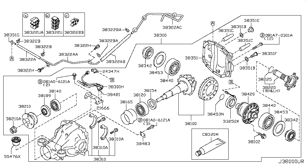 Nissan Патрол в кузове Y62, 10.2013 - 06.2016 - Запчасти - Амаяма (Amayama)