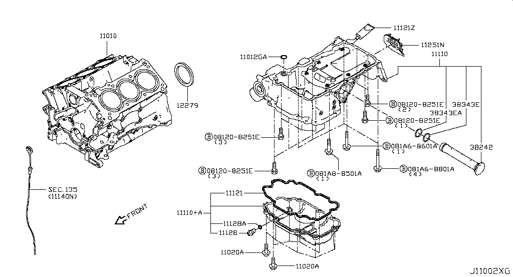 Cylinder Block & Oil Pan (Engine)