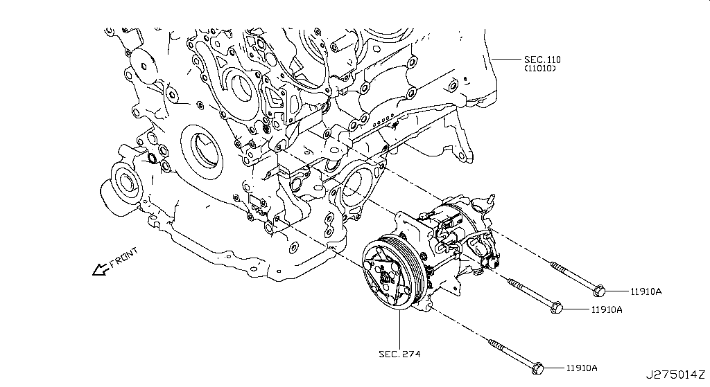 Compressor Bracket (Engine)