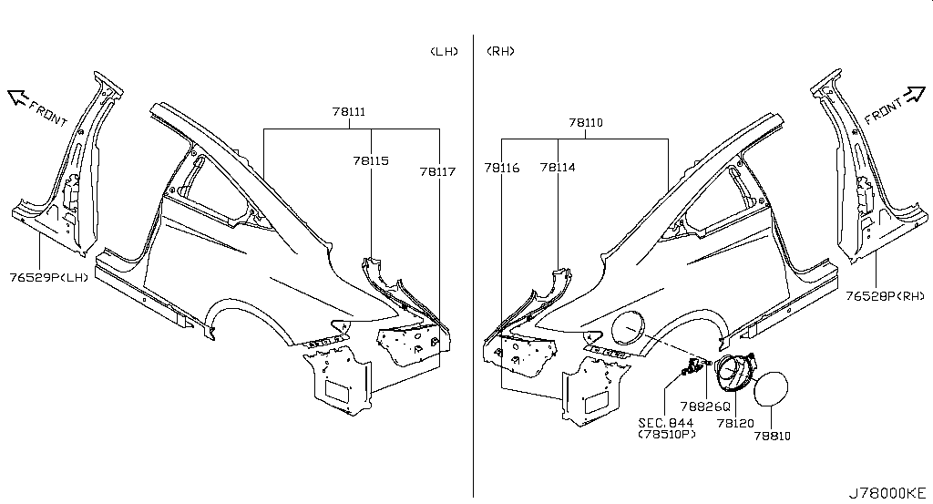 Rear Fender & Fitting (Body)